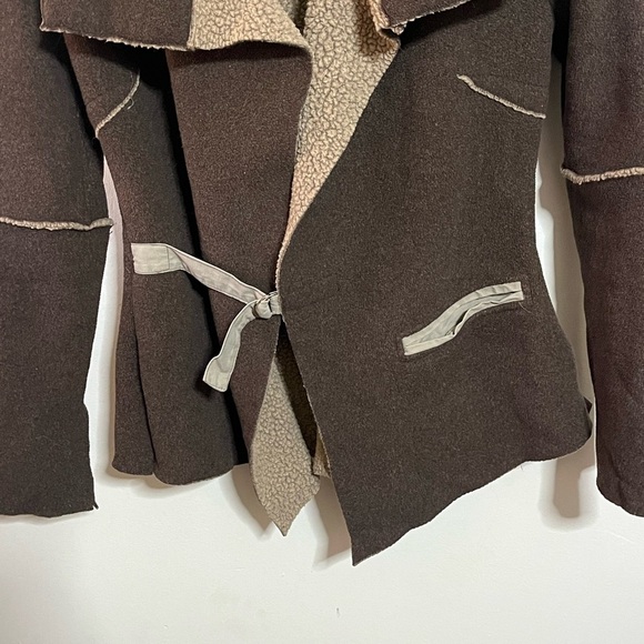 Stina Sayre Sherpa Lined Jacket Sz Small - Picture 4 of 6